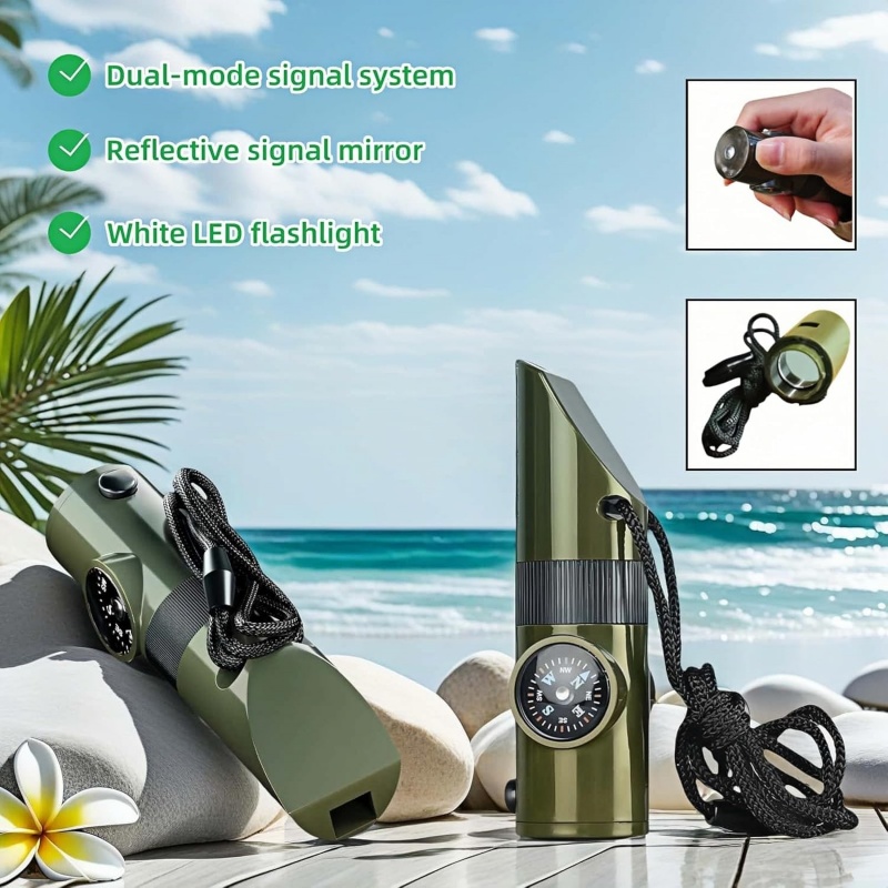 3-in-1 Emergency Whistles with - Emergency Whistle Loud บทวิจารณ์และราคา