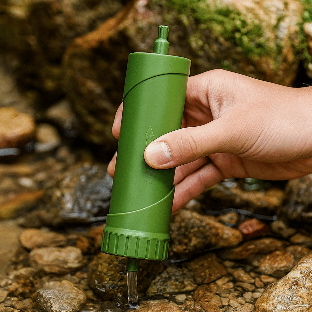 ABS Outdoor Mini Water Filter  - Water Purification Straw บทวิจารณ์และราคา