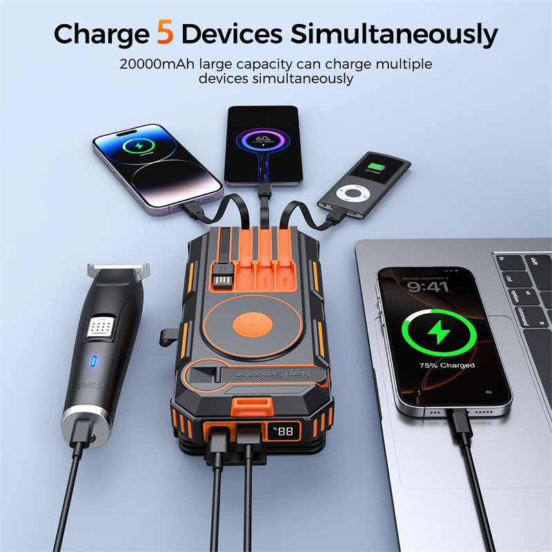 20000mAh Hand Crank Solar Powe - Solar Emergency Charger บทวิจารณ์และราคา