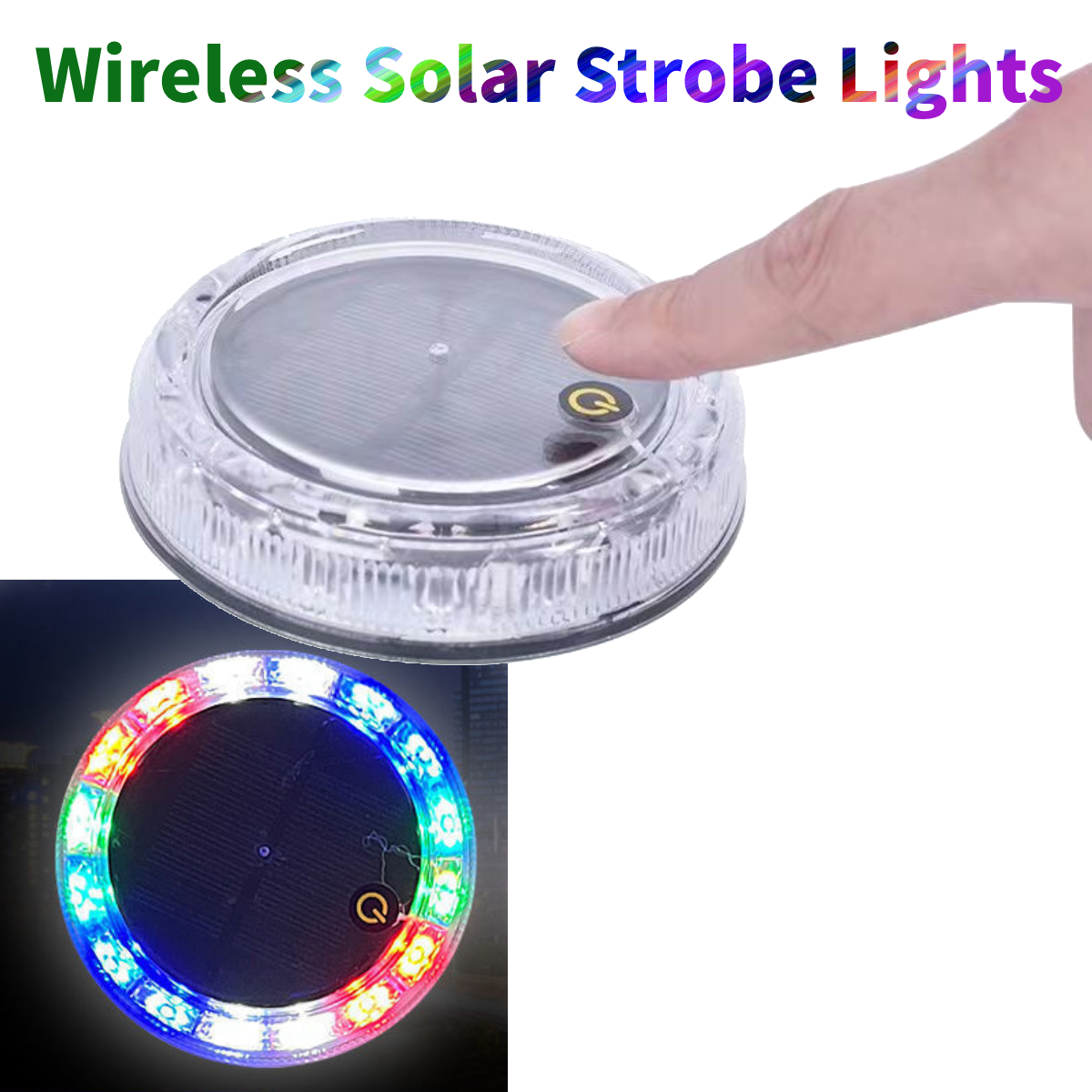 1/2x Car Wireless Strobe Touch - Sos Light Strobe บทวิจารณ์และราคา
