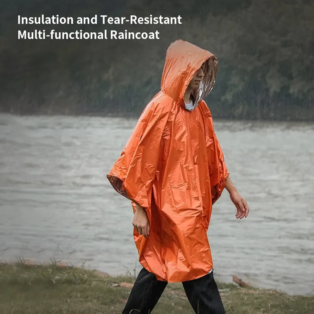 Emergency Raincoat Poncho Wate - Emergency Poncho Rain บทวิจารณ์และราคา