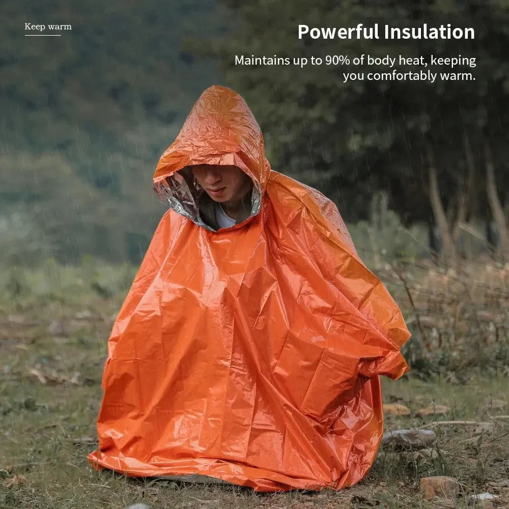 Emergency Raincoat Poncho Wate - Emergency Poncho Rain บทวิจารณ์และราคา