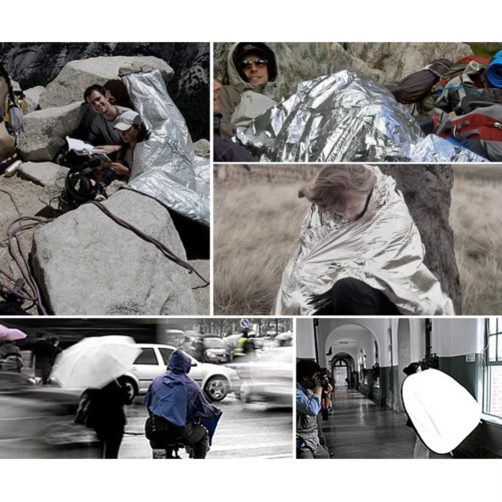 Mylar foil Emergency Survival  - Survival Blanket Reflective บทวิจารณ์และราคา