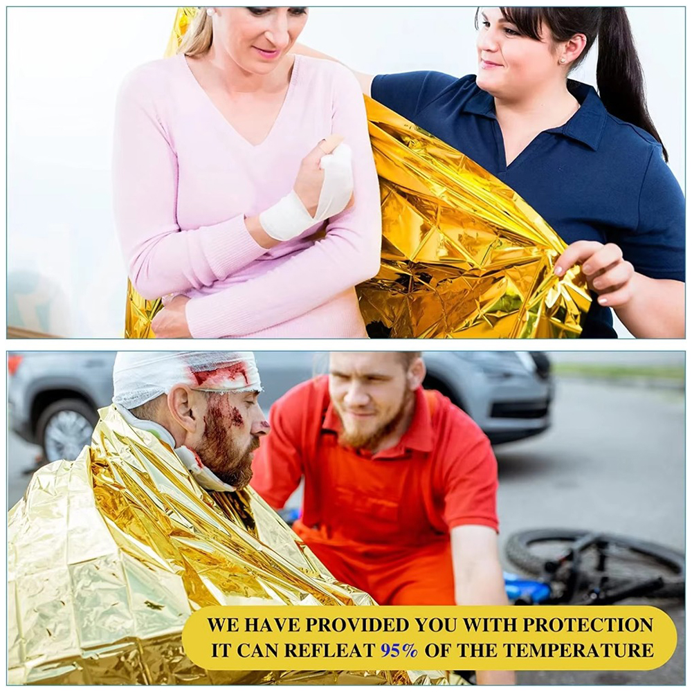 Mylar foil Emergency Survival  - Survival Blanket Reflective บทวิจารณ์และราคา