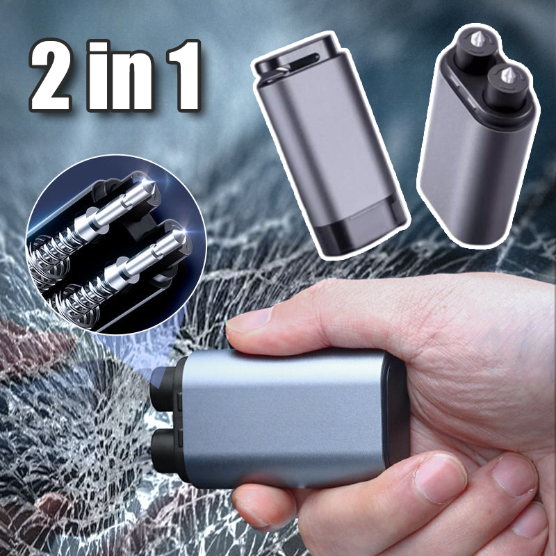 Car Safety Hammer 2-in-1 Windo - Rescue Rope Throw บทวิจารณ์และราคา