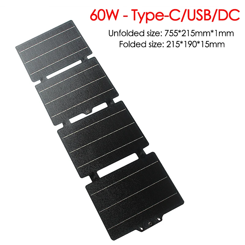 30W 60W Foldable Solar Panel B - Solar Emergency Charger บทวิจารณ์และราคา