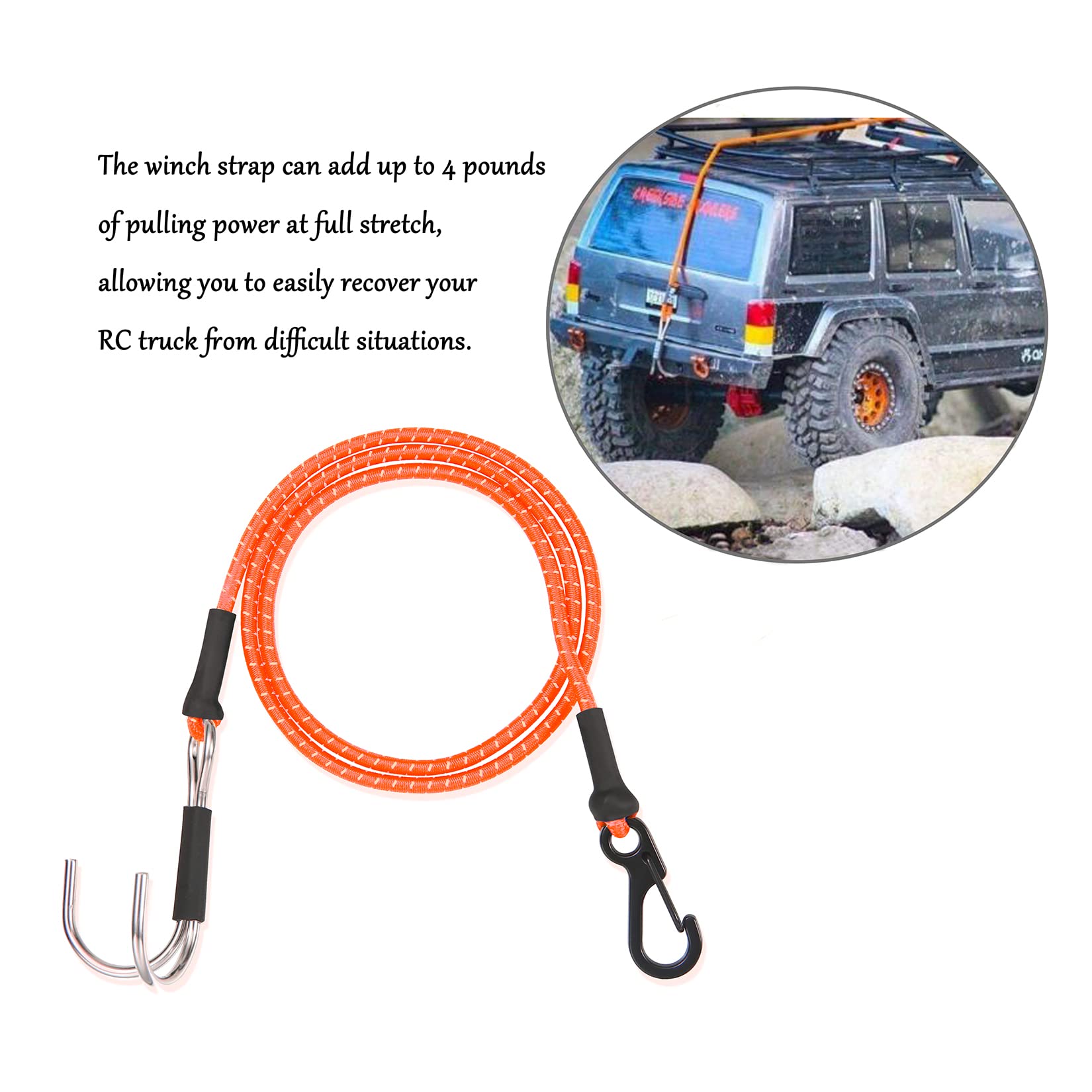 1/10 Kinetic Winch Strap Escap - Rescue Rope Throw บทวิจารณ์และราคา