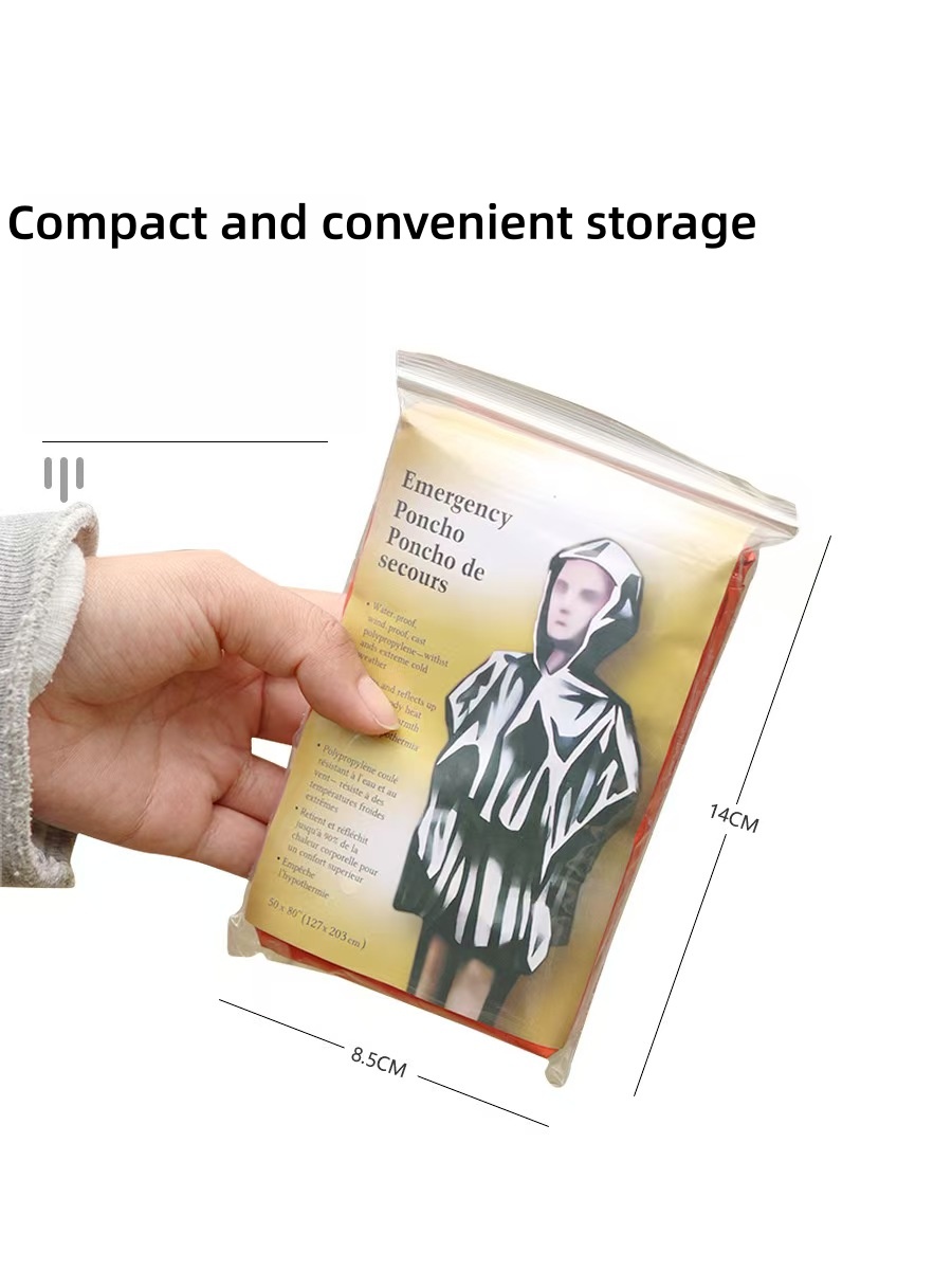Outdoor Portable Emergency Rai - Survival Blanket Reflective บทวิจารณ์และราคา