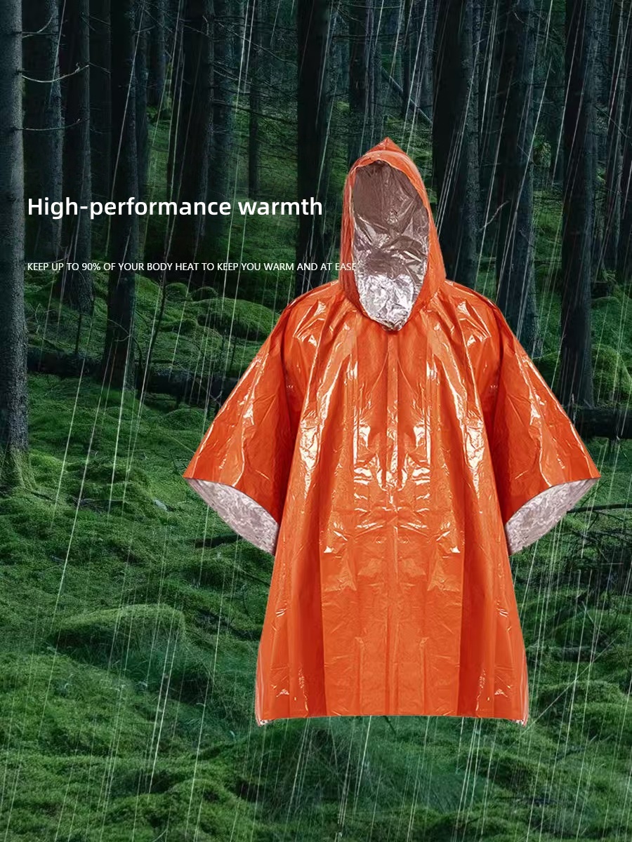 Outdoor Portable Emergency Rai - Survival Blanket Reflective บทวิจารณ์และราคา