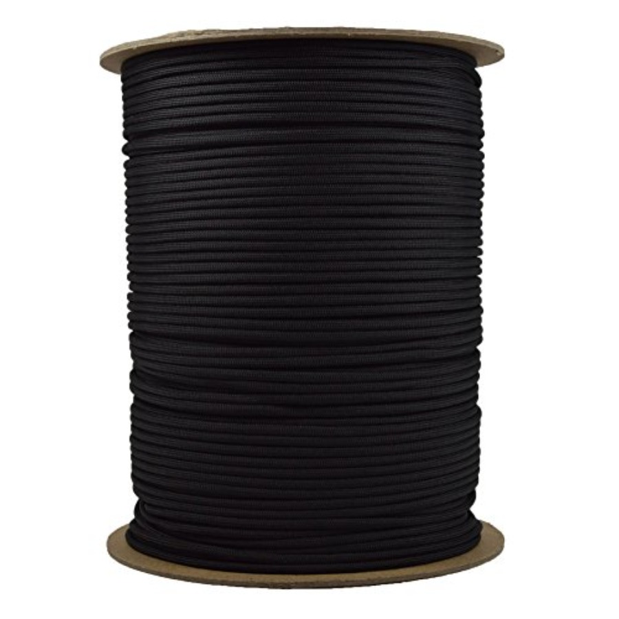 Paracord 1000 ft. Spool - Blac - Para Cord 1000Ft บทวิจารณ์และราคา