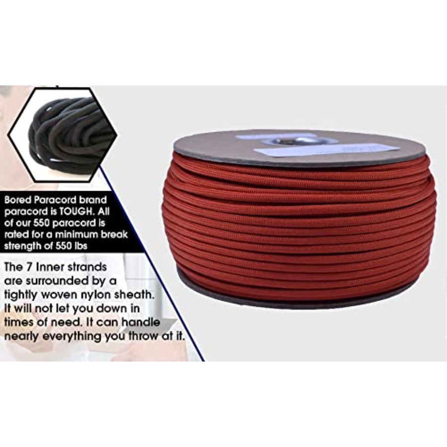 Paracord 1000 ft. Spool - Blac - Para Cord 1000Ft บทวิจารณ์และราคา