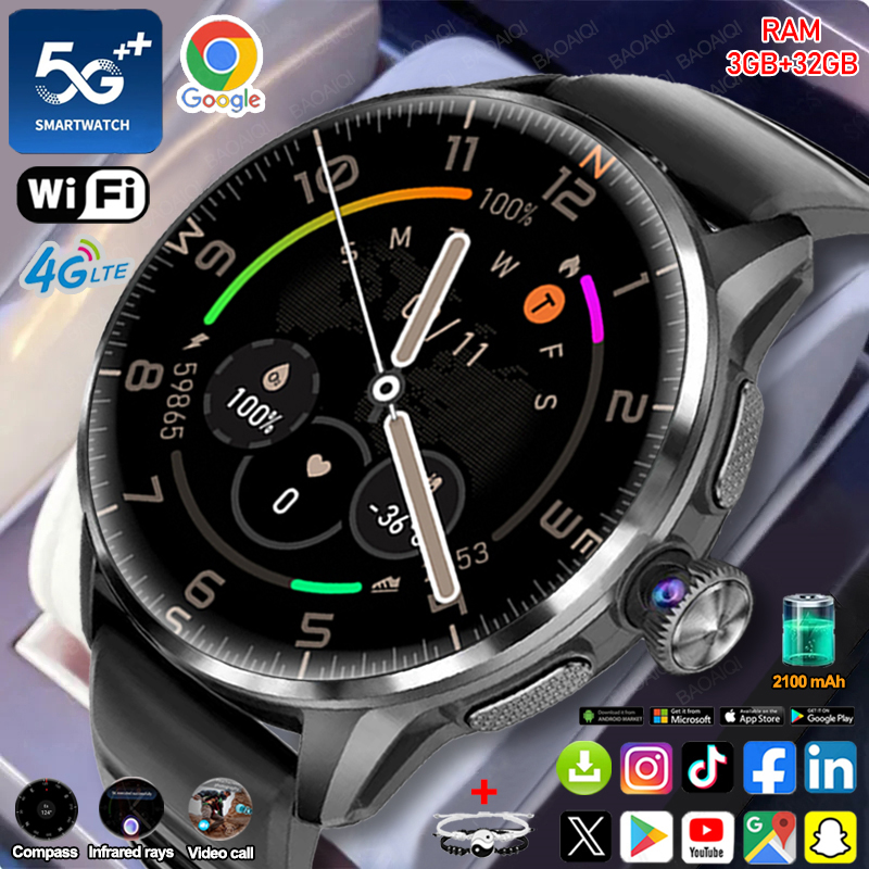 5G/4G Full Network Smart Watch - Compass Lensatic บทวิจารณ์และราคา