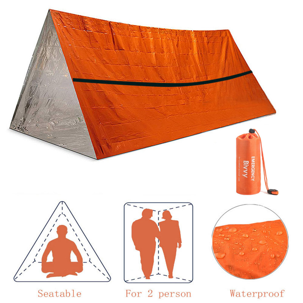 2 Person Emergency Shelter Biv - Emergency Mylar Tent บทวิจารณ์และราคา