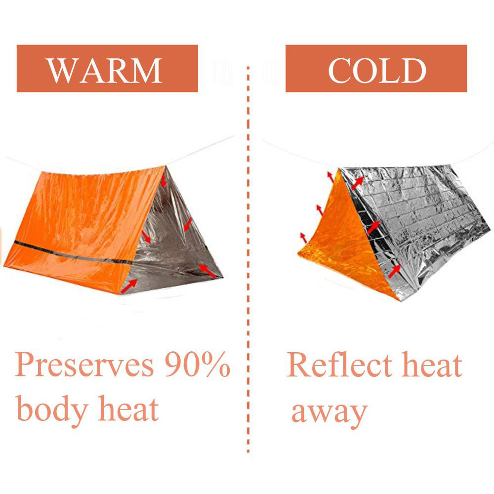 2 Person Emergency Shelter Biv - Emergency Mylar Tent บทวิจารณ์และราคา