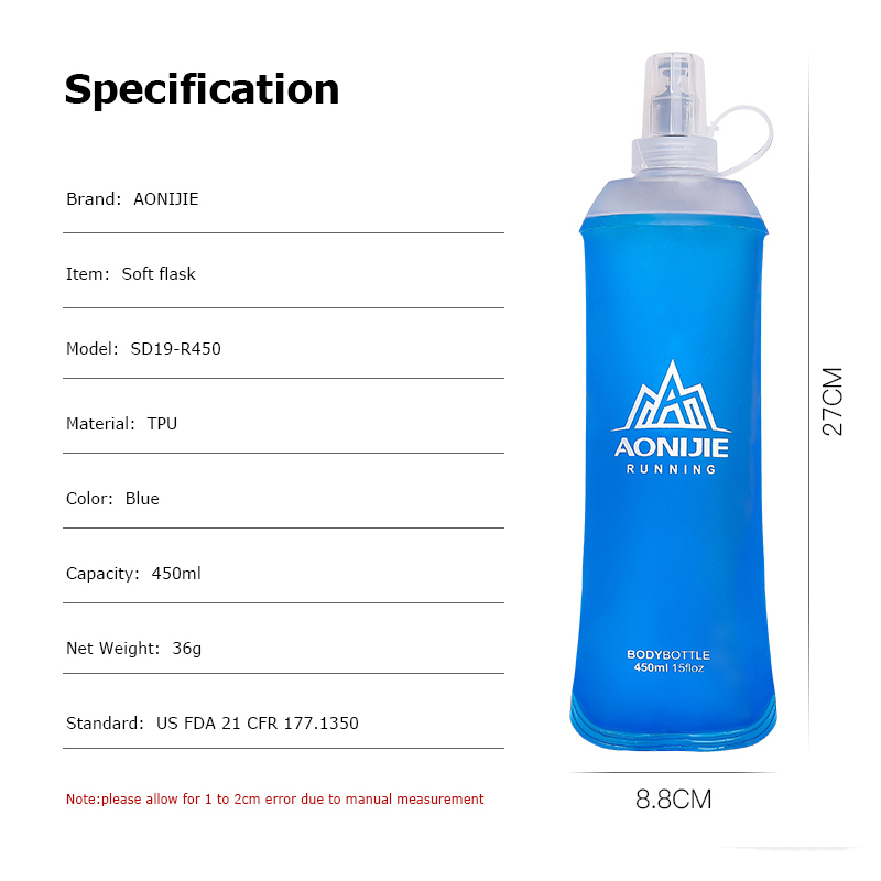 AONIJIE SD19 R450 Soft Flask F - Water Bag Collapsible บทวิจารณ์และราคา