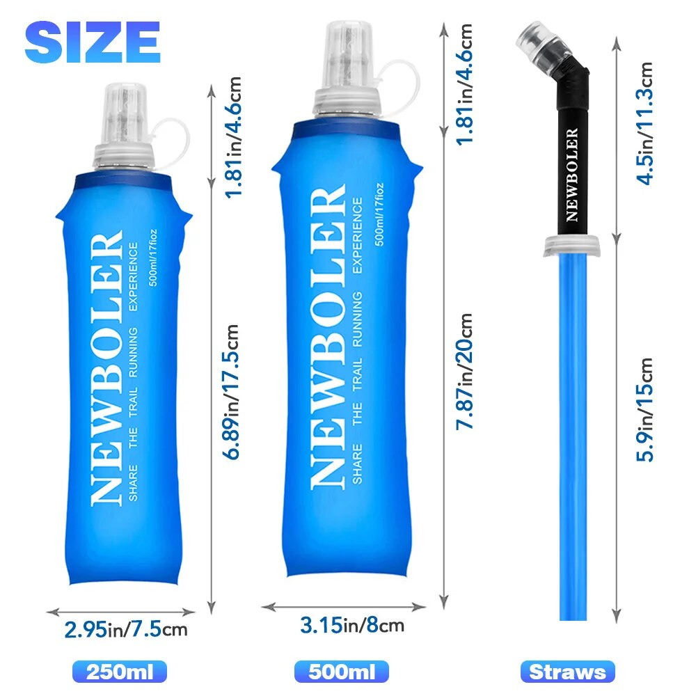 NEWBOLER 250ml 500ml Water Bot - Water Bag Collapsible บทวิจารณ์และราคา