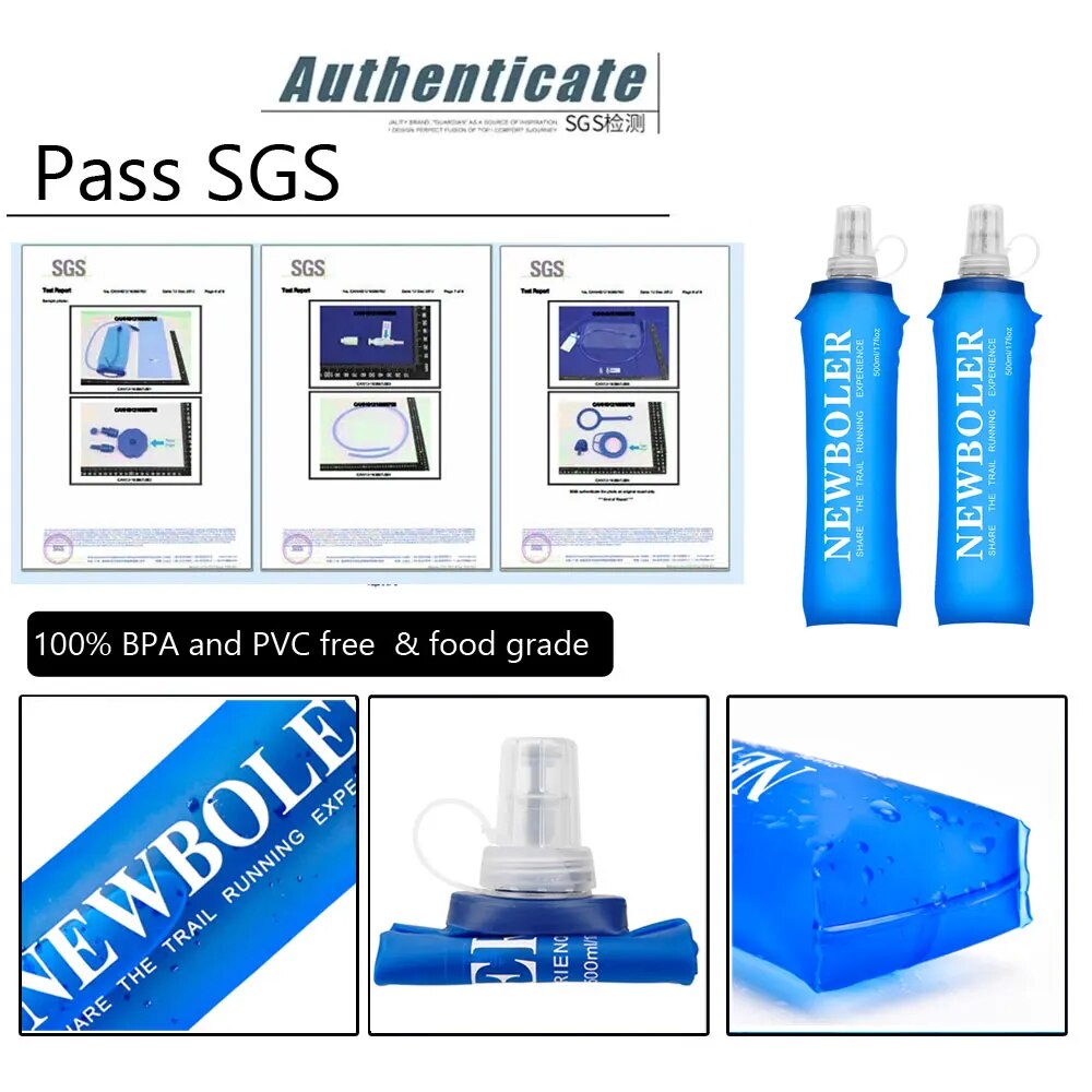 NEWBOLER 250ml 500ml Water Bot - Water Bag Collapsible บทวิจารณ์และราคา