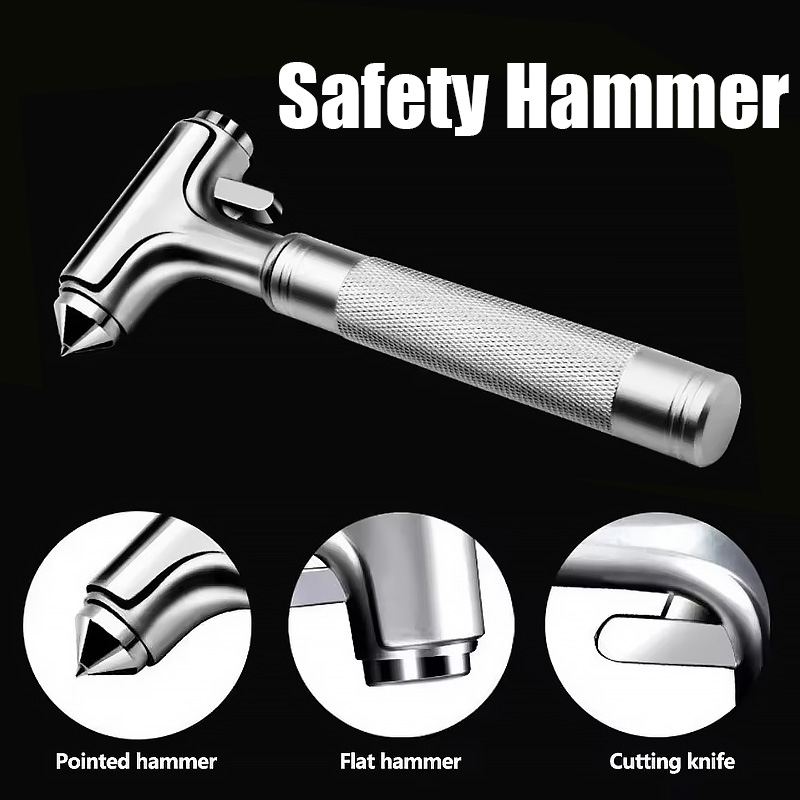 Car Safety Hammer Car Window B - Rescue Rope Throw บทวิจารณ์และราคา
