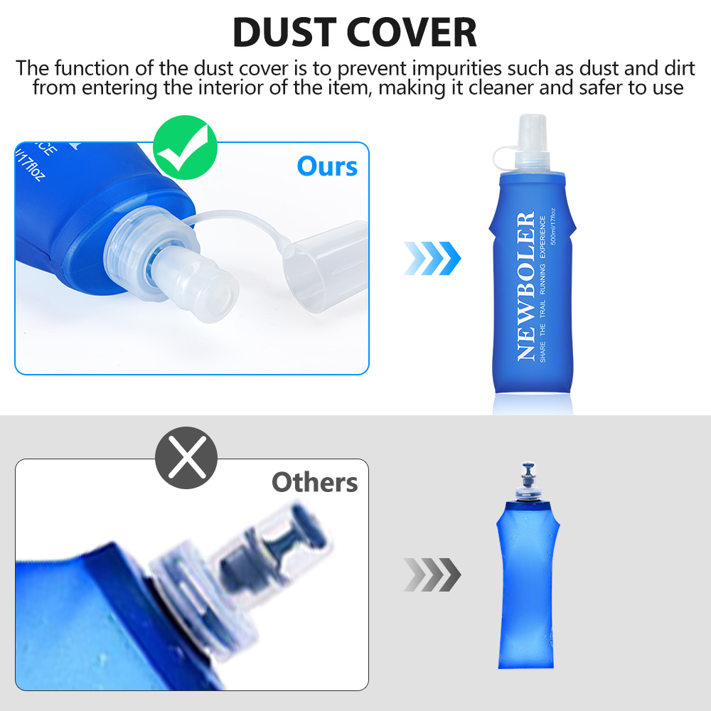 NEWBOLER 150ml 250ml 500ml Wat - Water Bag Collapsible บทวิจารณ์และราคา