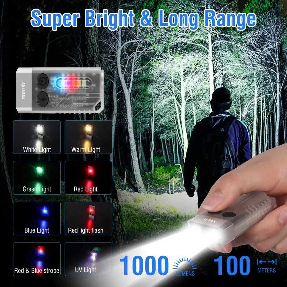 BORUiT V10 Keychain UV LED EDC - Fishing Kit Compact บทวิจารณ์และราคา
