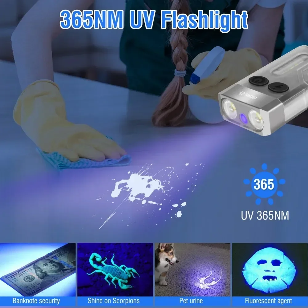 BORUiT V10 Keychain UV LED EDC - Fishing Kit Compact บทวิจารณ์และราคา