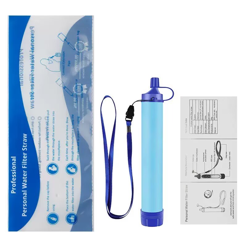 Portable Water Filter Straw, P - Water Purification Straw บทวิจารณ์และราคา