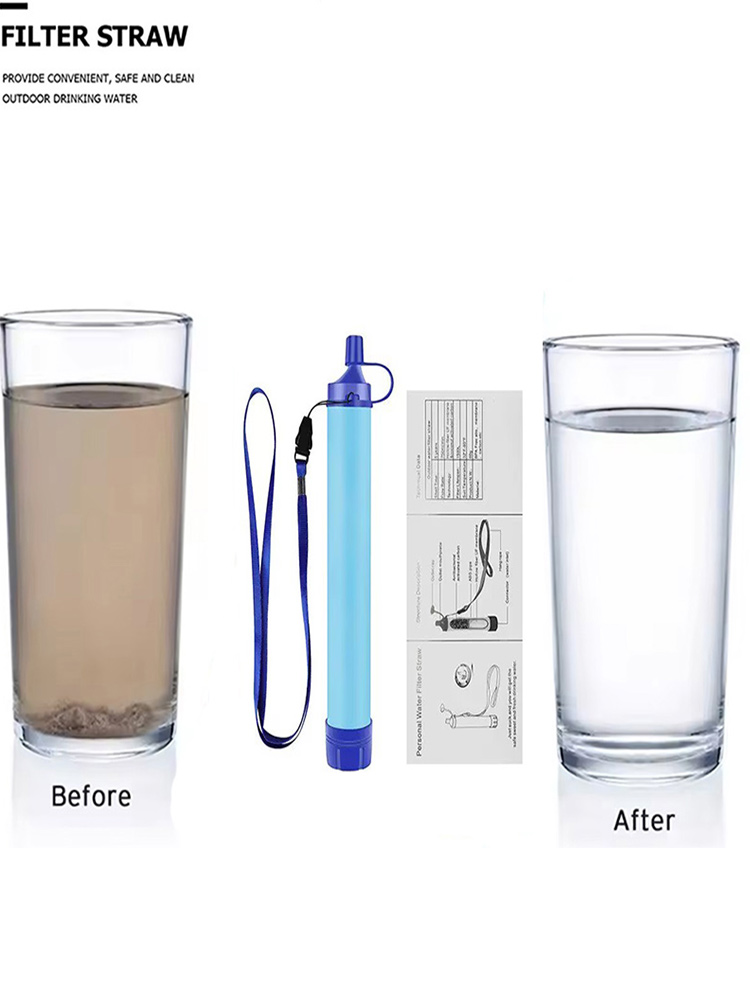 Portable Water Filter Straw, P - Water Purification Straw บทวิจารณ์และราคา