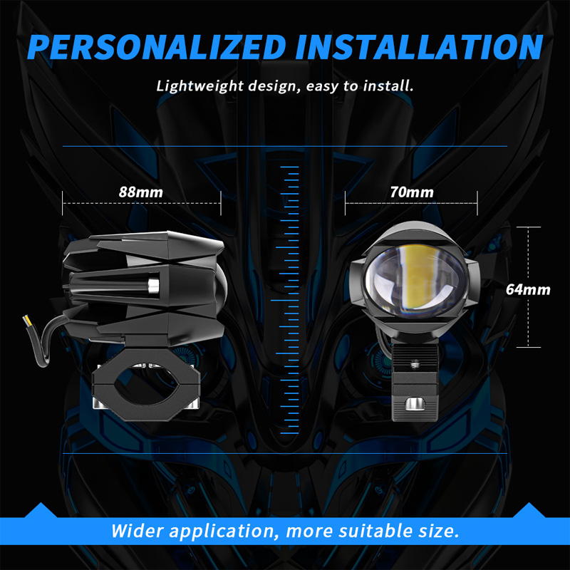 Motorcycle LED Fog Light Flash - Sos Light Strobe บทวิจารณ์และราคา