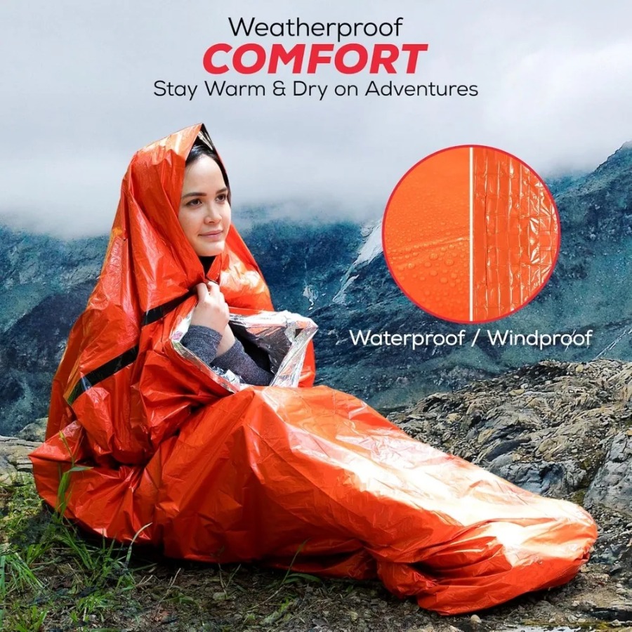 1PC Anti-rain Emergency Sleepi - Emergency Mylar Tent บทวิจารณ์และราคา