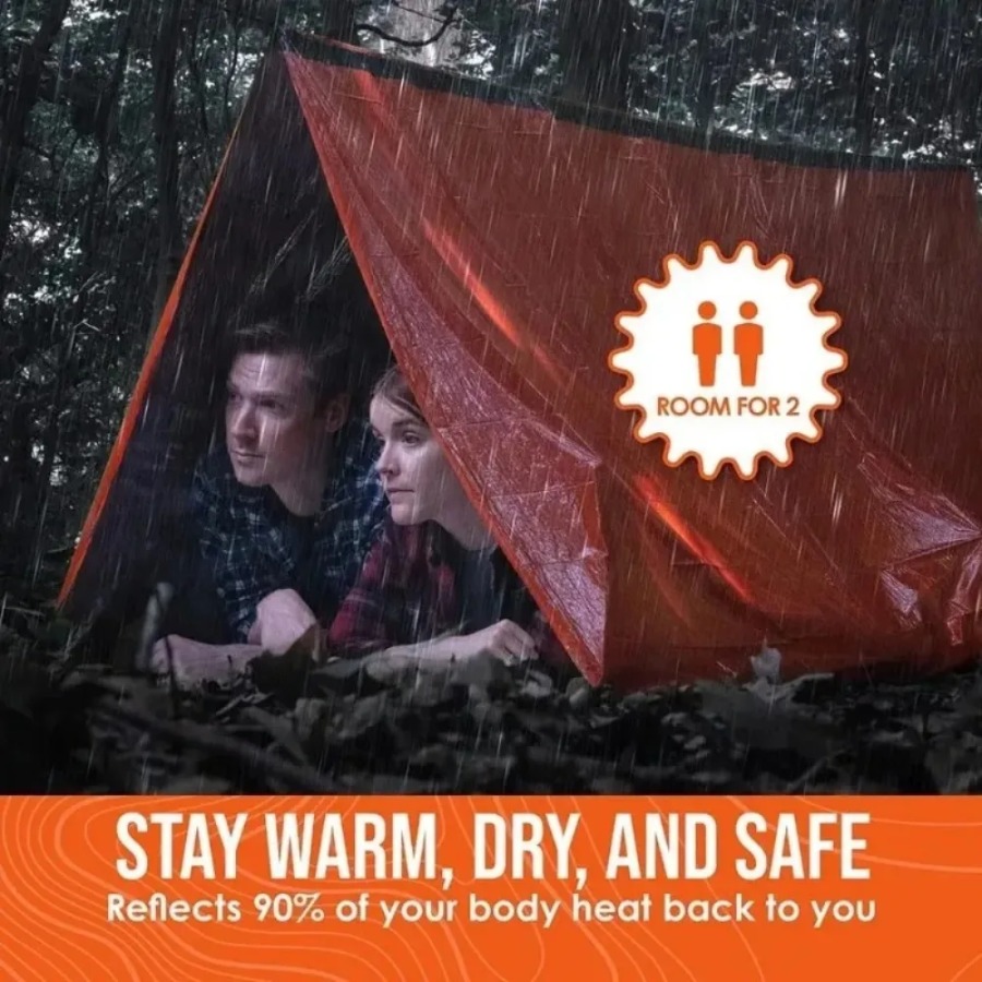 1PC Anti-rain Emergency Sleepi - Emergency Mylar Tent บทวิจารณ์และราคา