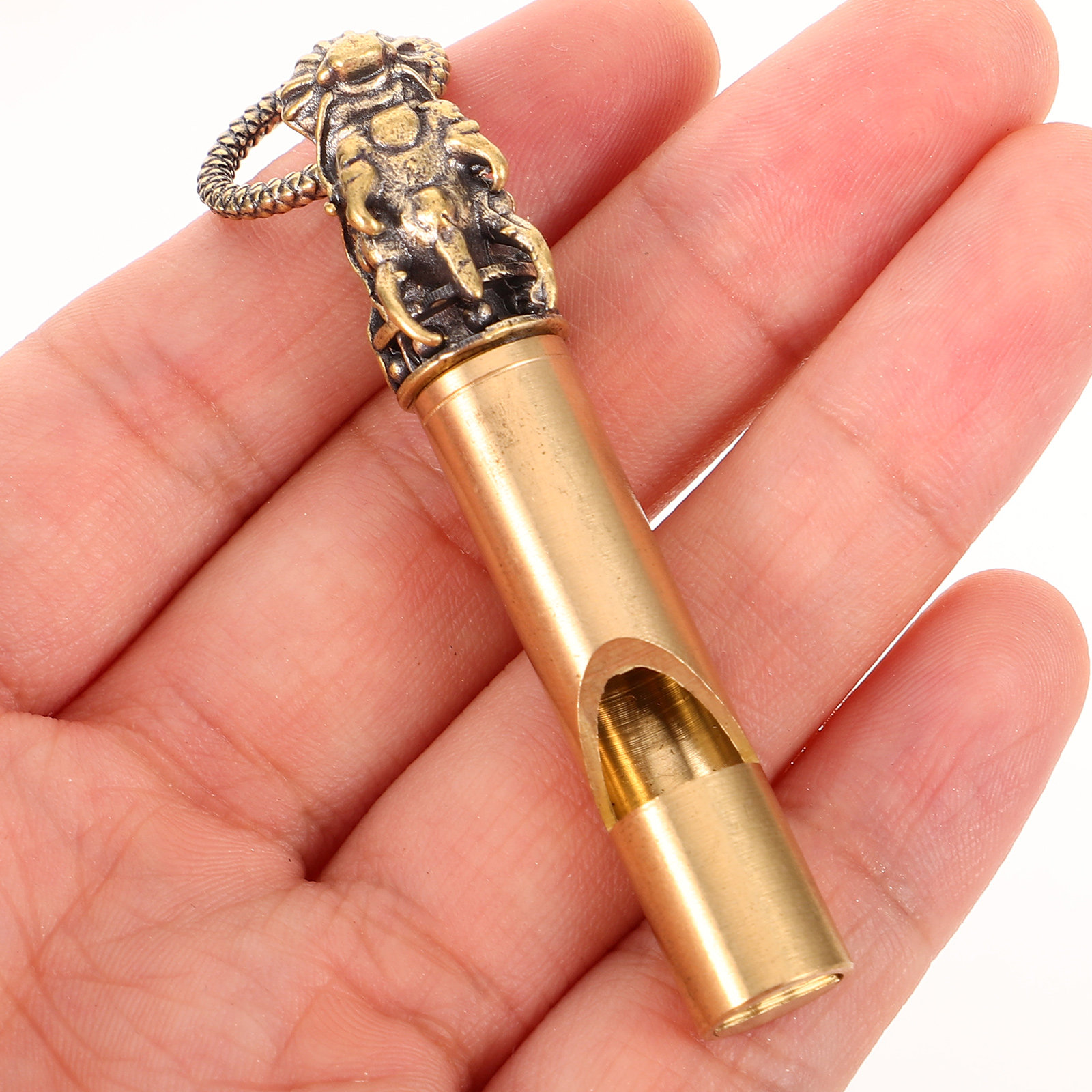 Copper Animal Head Whistle Min - Emergency Whistle Loud บทวิจารณ์และราคา