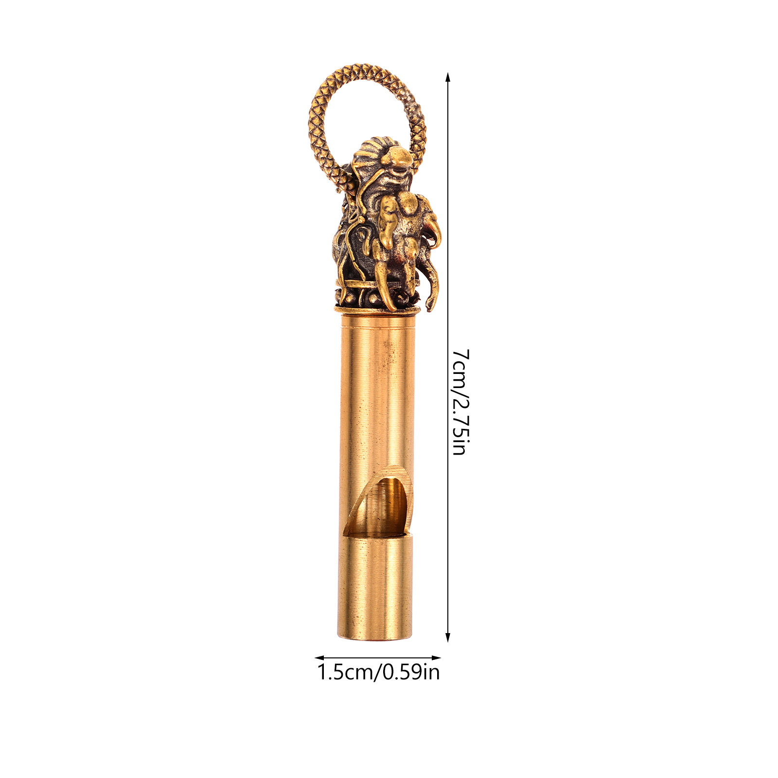 Copper Animal Head Whistle Min - Emergency Whistle Loud บทวิจารณ์และราคา