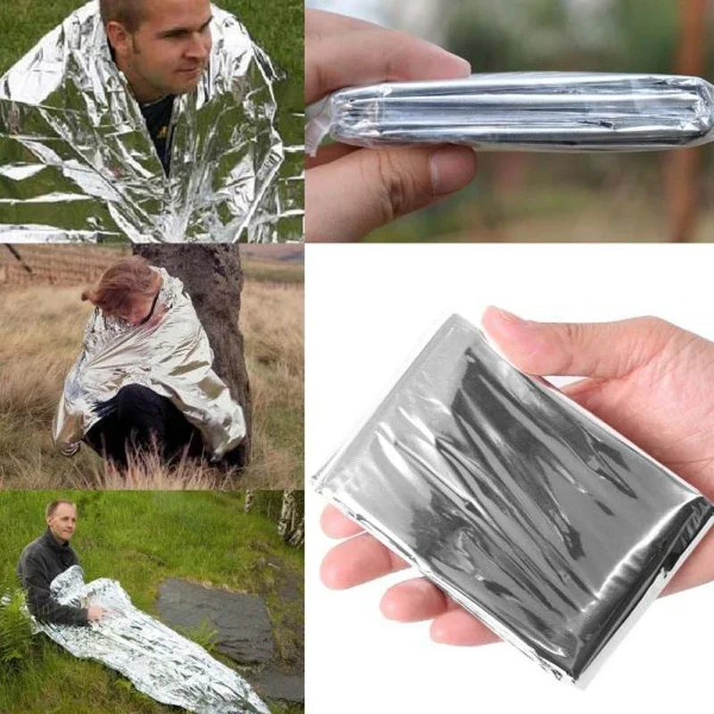 Emergent Blanket Mylar Thermal - Emergency Mylar Tent บทวิจารณ์และราคา