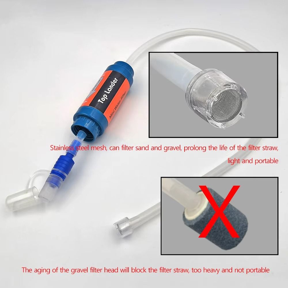 Mini Mini Water Filter Straw S - Water Purification Straw บทวิจารณ์และราคา