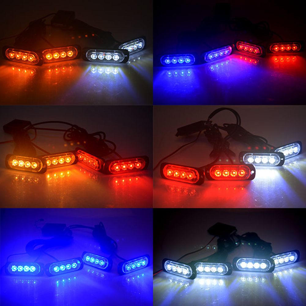 Wireless Grille Police Lights  - Sos Light Strobe บทวิจารณ์และราคา