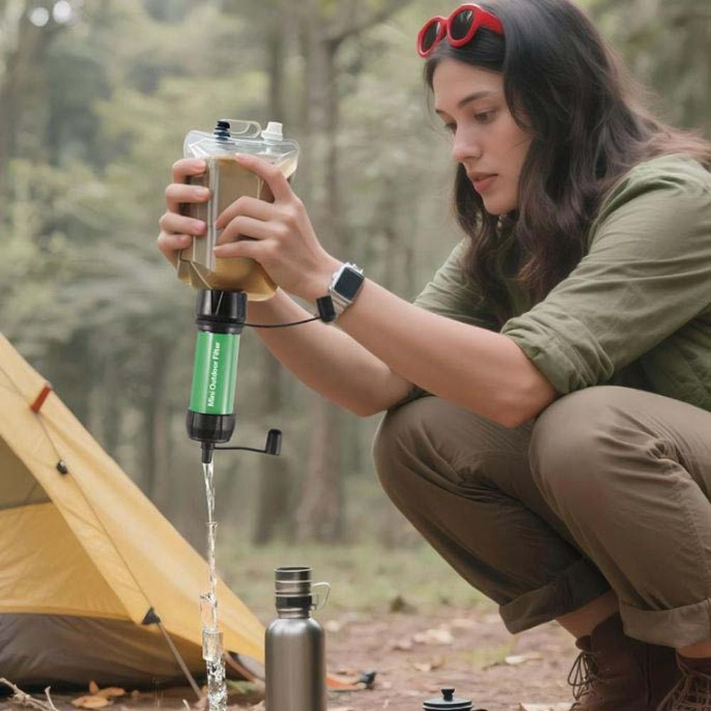 Mini Mini Water Filter Straw S - Water Purification Straw บทวิจารณ์และราคา