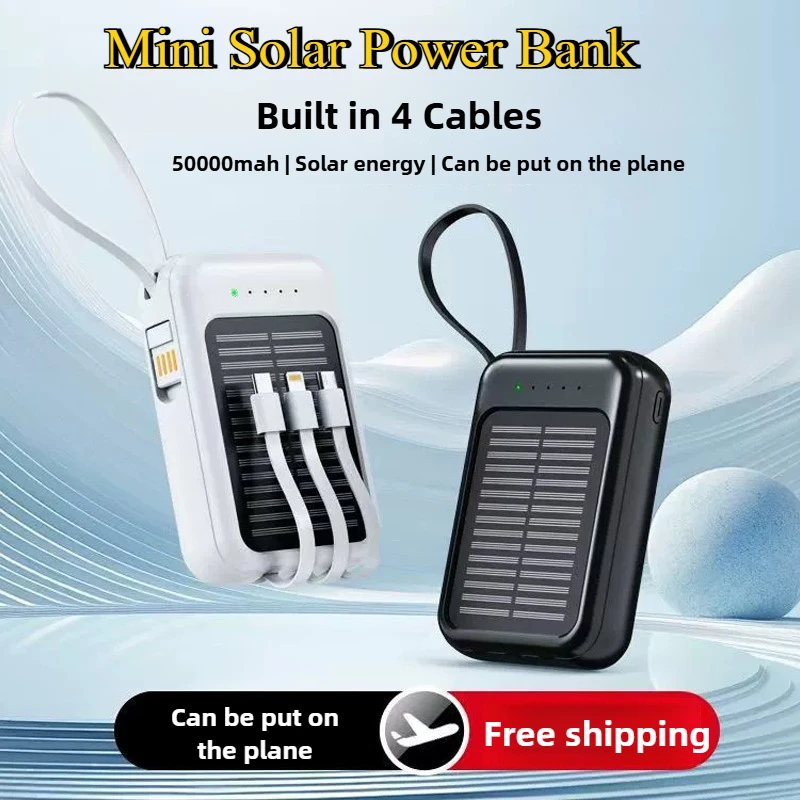 50000mAh Solar Power Bank Supe - Solar Emergency Charger บทวิจารณ์และราคา