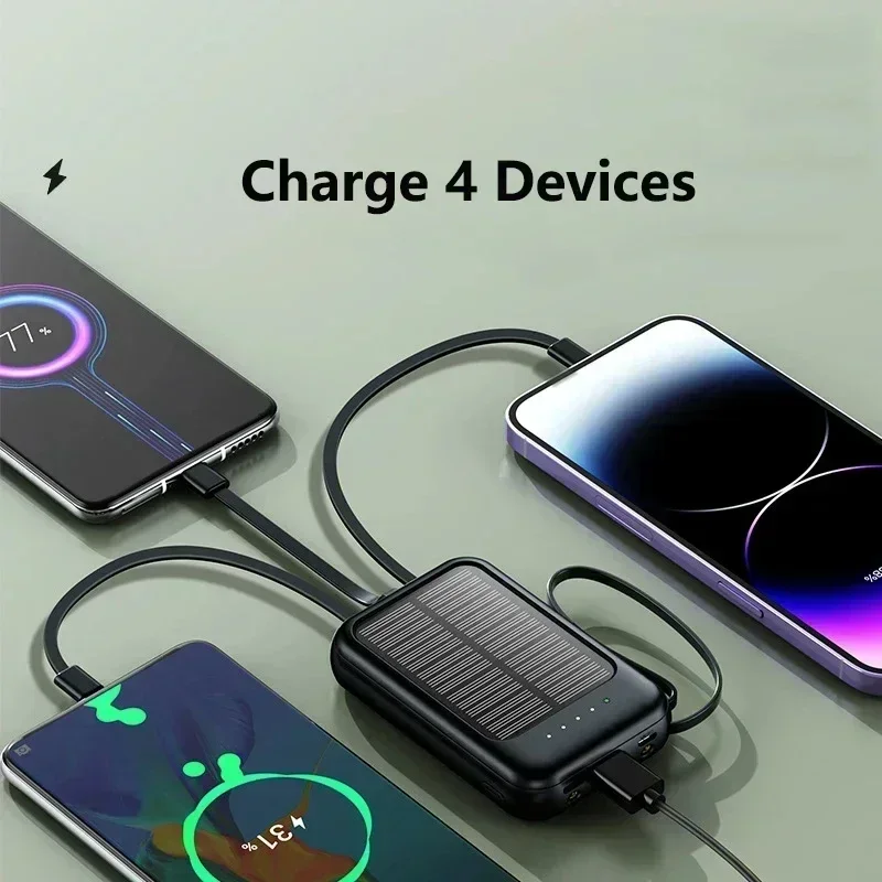 50000mAh Solar Power Bank Supe - Solar Emergency Charger บทวิจารณ์และราคา