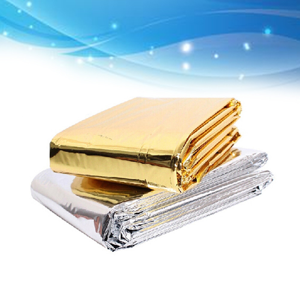 Emergency Blanket Silver Golde - Survival Blanket Reflective บทวิจารณ์และราคา