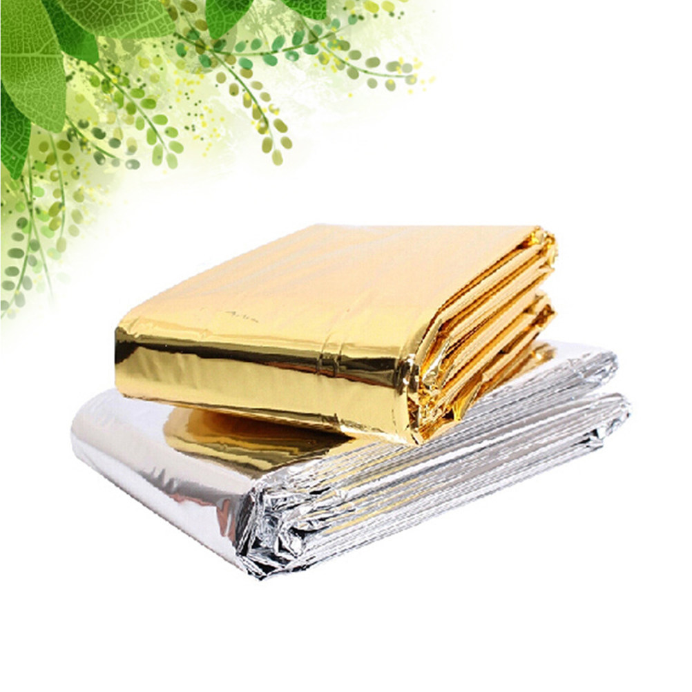 Emergency Blanket Silver Golde - Survival Blanket Reflective บทวิจารณ์และราคา