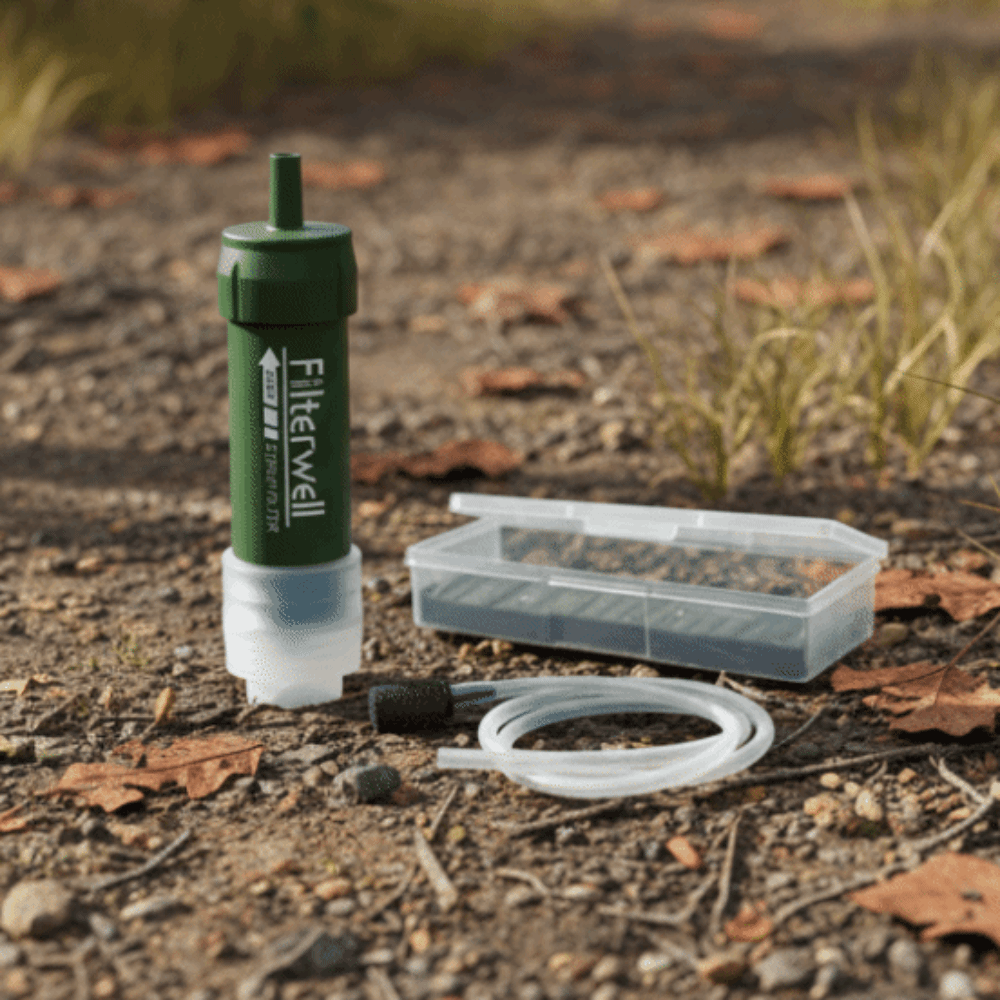 Mini Mini Water Filter Straw P - Water Purification Straw บทวิจารณ์และราคา