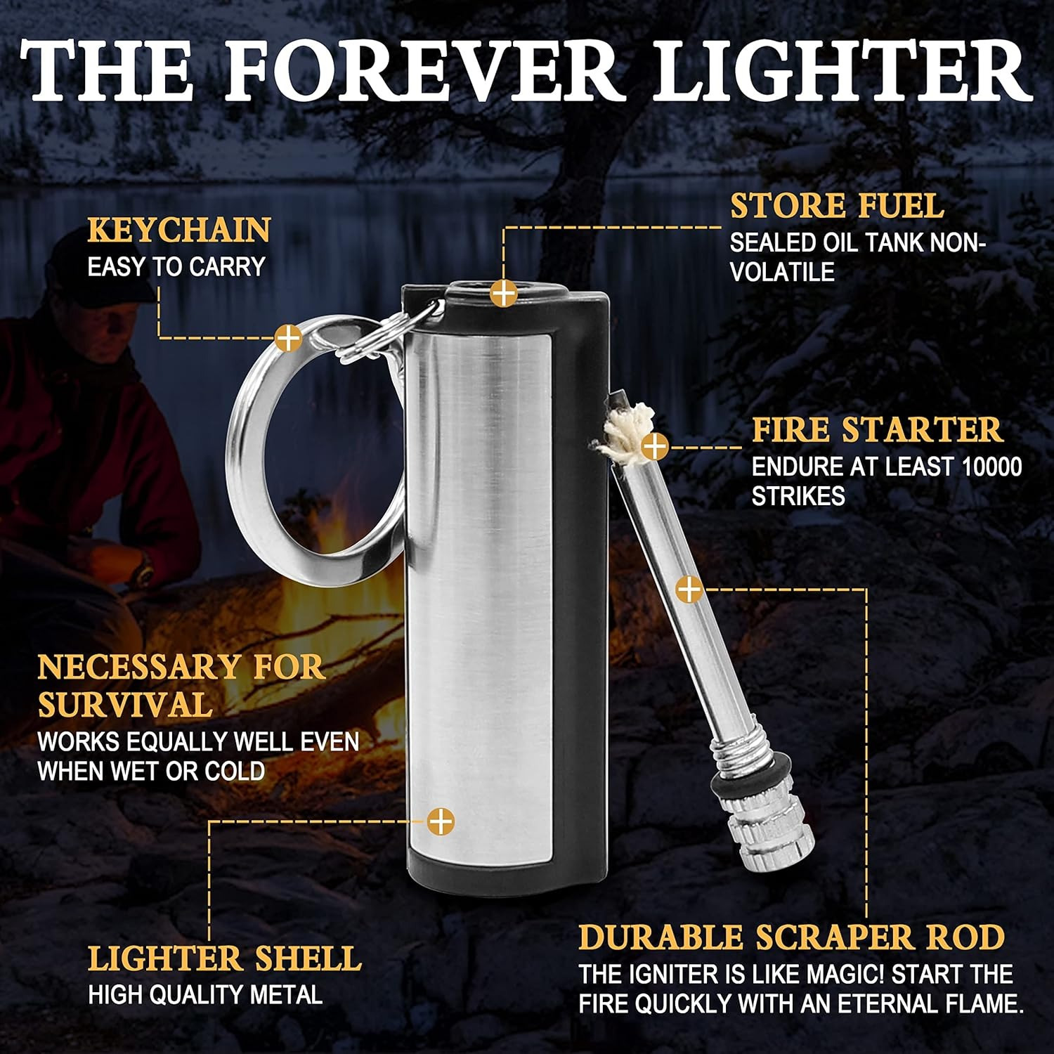 1-5-pack Magnesium flint set,  - Magnesium Fire Starter บทวิจารณ์และราคา