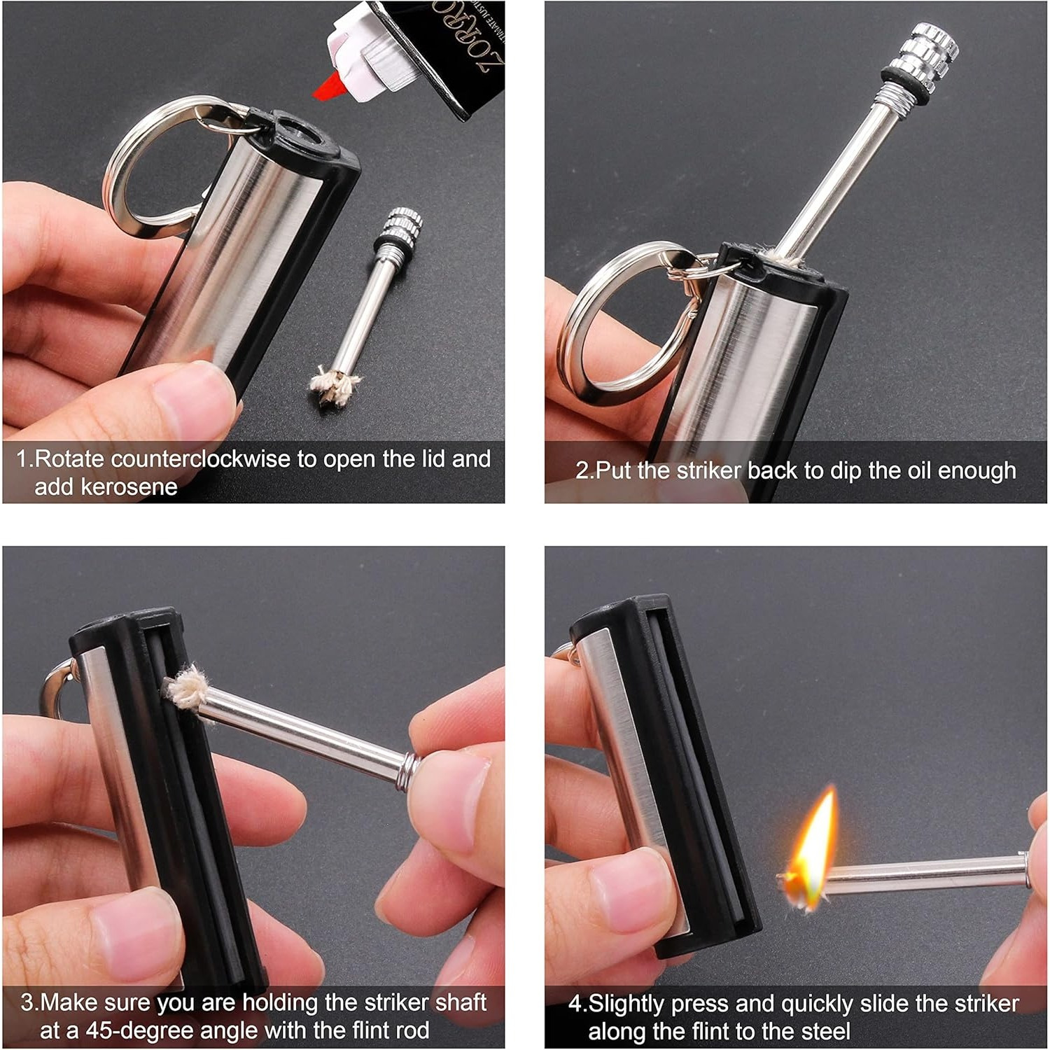1-5-pack Magnesium flint set,  - Magnesium Fire Starter บทวิจารณ์และราคา