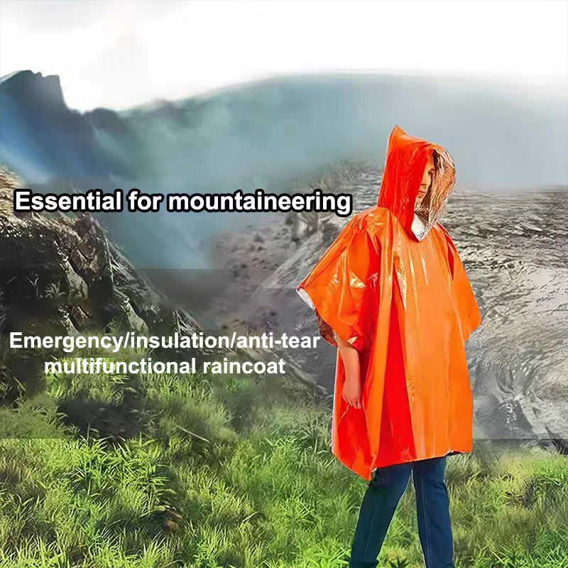 4PCS Emergency Survival Rain H - Survival Blanket Reflective บทวิจารณ์และราคา