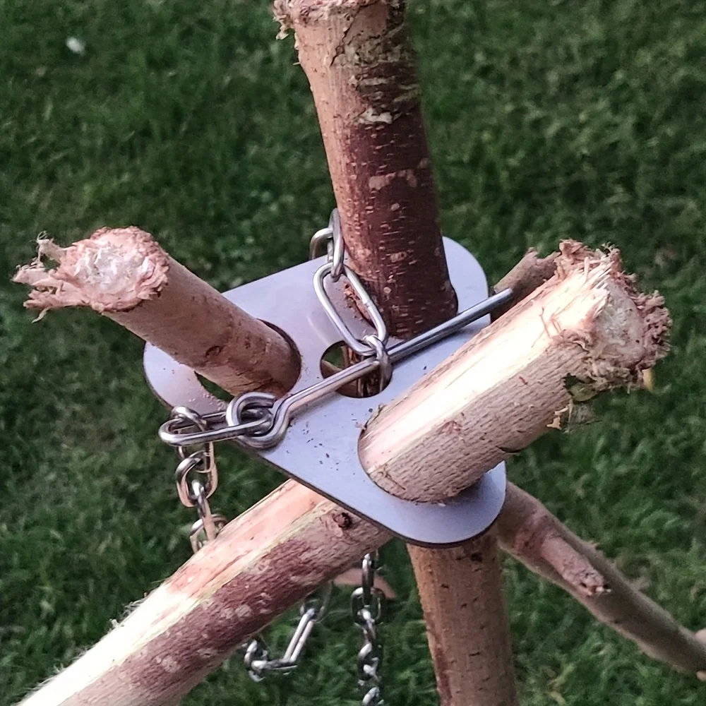 Outdoor BBQ Tripod Portable De - Fire Starting Kit บทวิจารณ์และราคา