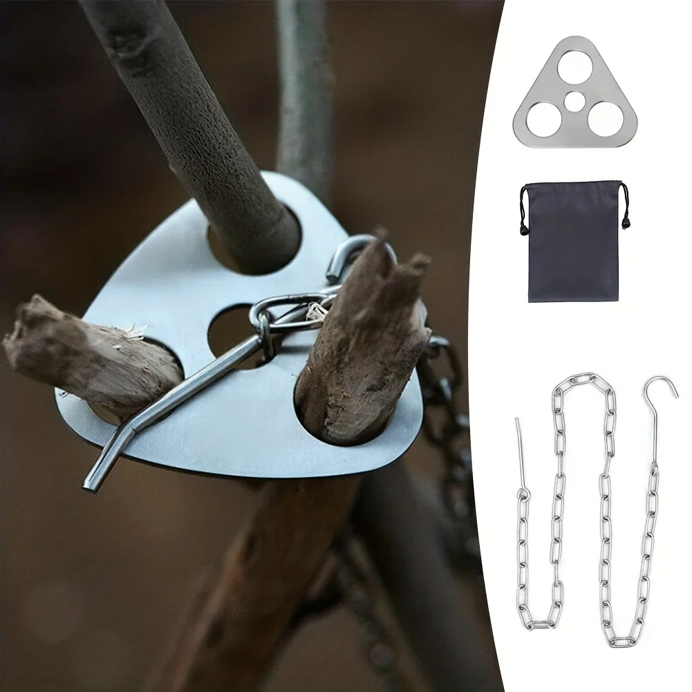 Outdoor BBQ Tripod Portable De - Fire Starting Kit บทวิจารณ์และราคา