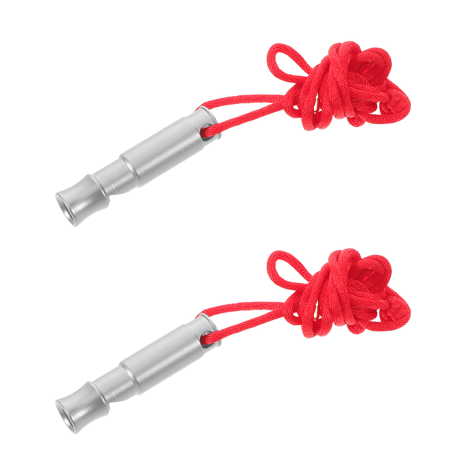 2Pcs Mini Stainless Steel Surv - Emergency Whistle Loud บทวิจารณ์และราคา