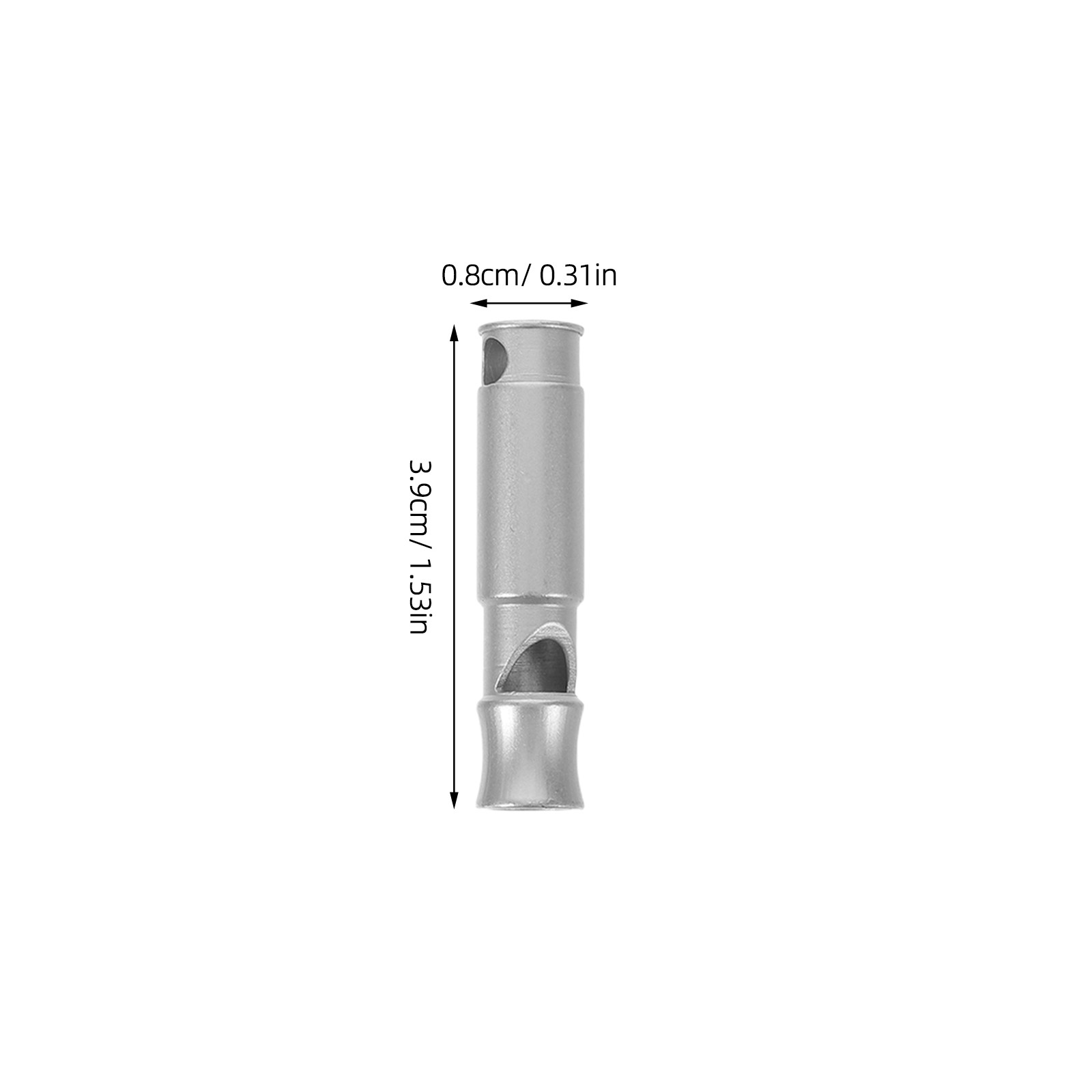 2Pcs Mini Stainless Steel Surv - Emergency Whistle Loud บทวิจารณ์และราคา