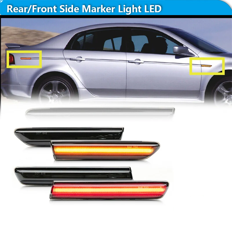 For Acura TL Car LED Front Rea - Signal Flare Kit บทวิจารณ์และราคา