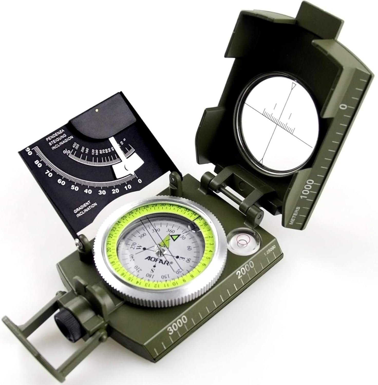 Military Compass for Hiking, L - Compass Lensatic บทวิจารณ์และราคา